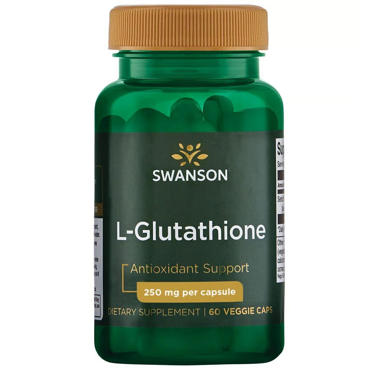 Swanson Higher Strength L-Glutathione 250 mg 60 Vegan Caps
