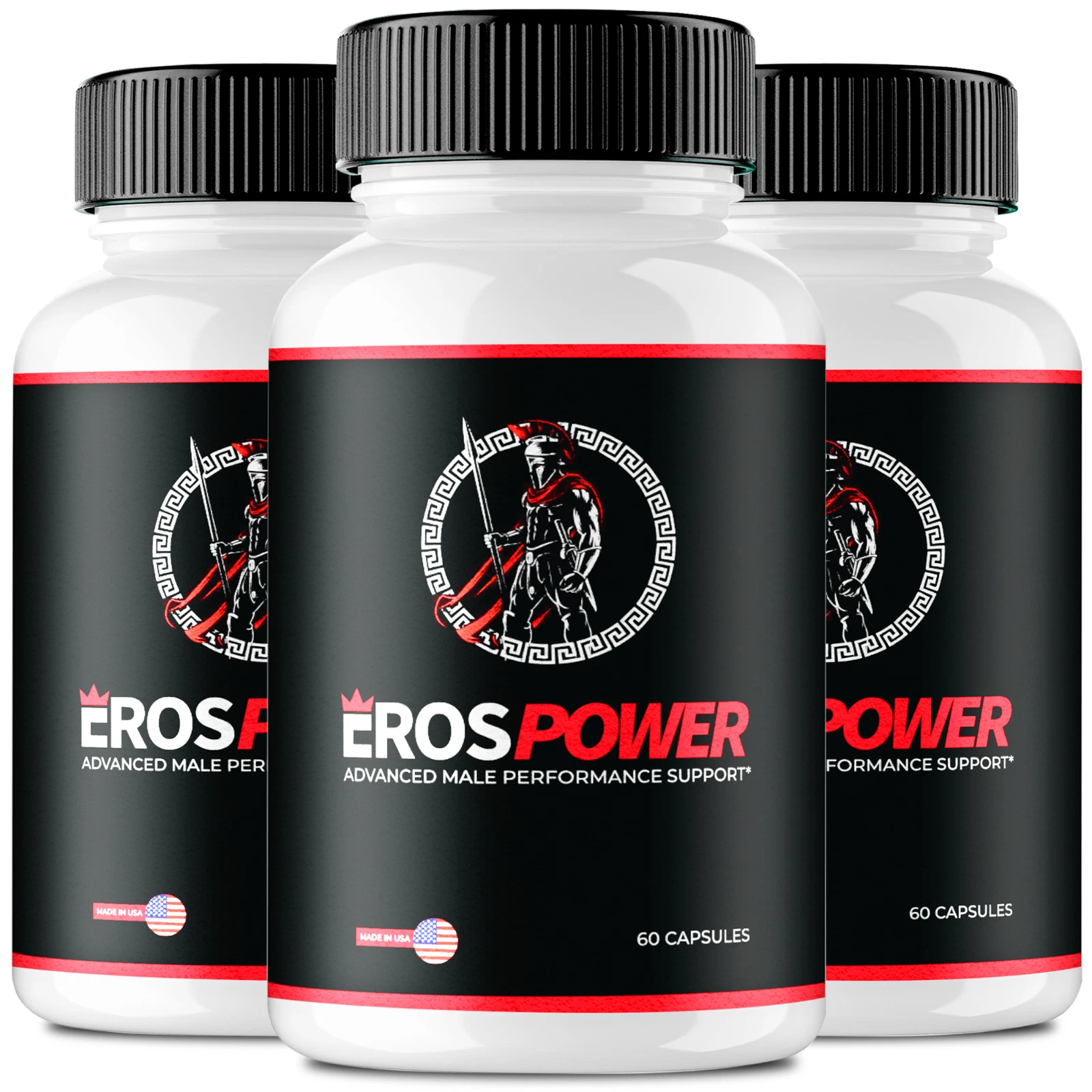 (3 Pack) Eros Power Men Supplement Pills ErosPower Max Performance Male Capsules