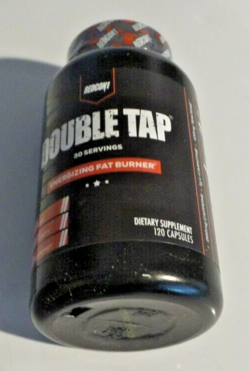 Redcon1 Double Tap Energy Fat Burner Weight Loss Thermogenic 120 Capsules New