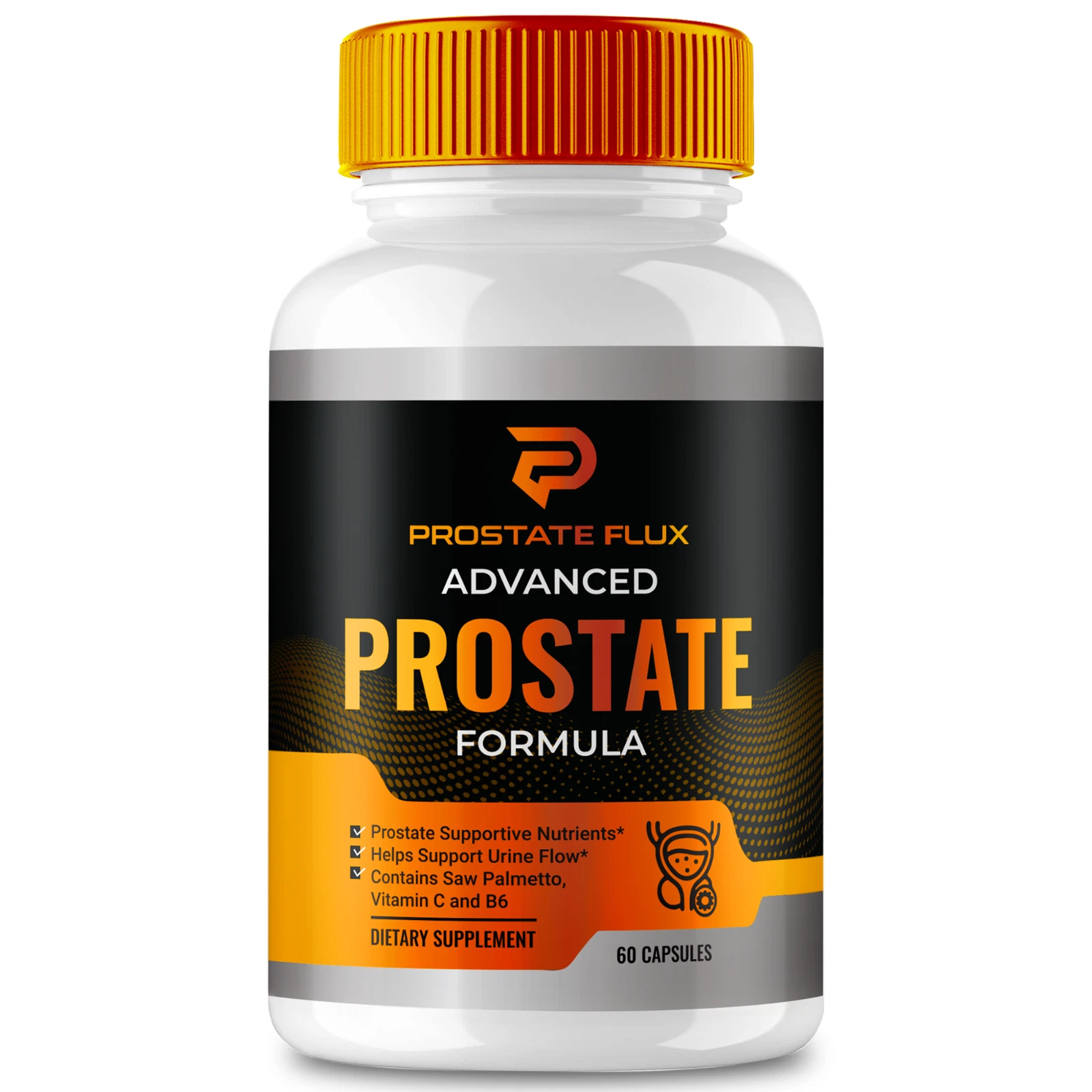 Prostate Flux Men Capsules, Men Dietary Supplement Pills (120 Capsules)