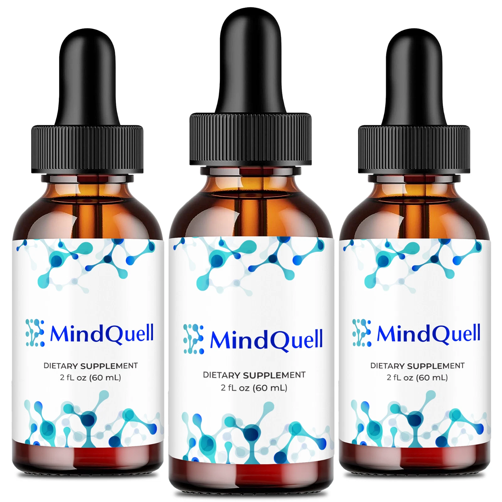 (3 Pack) Mind Quell Blood Drops, MindQuell Liquid Drops Blood Support Formula
