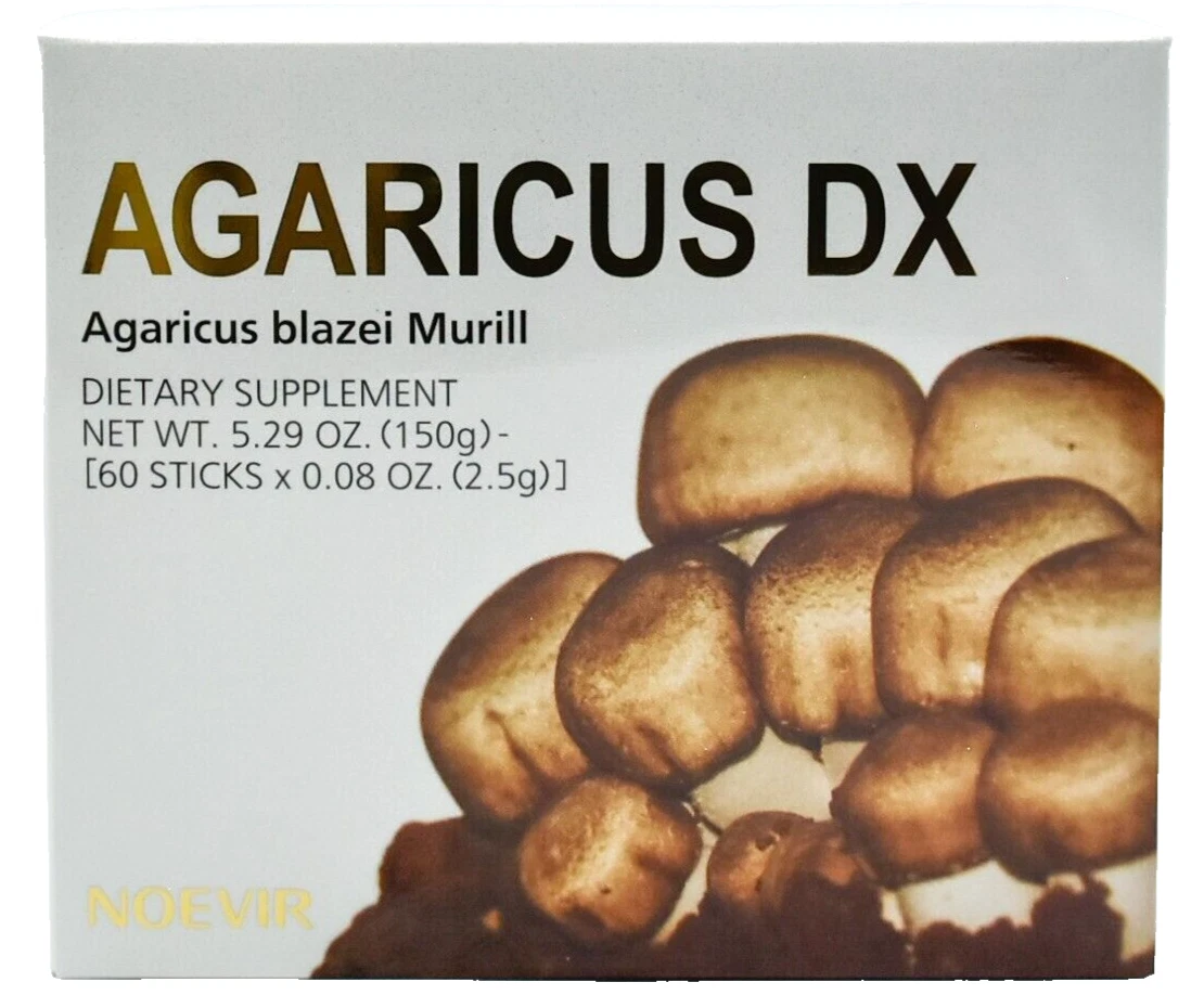 Noevir Agaricus Dx Dietary Supplement 5.29 Oz/150gr (60 Sticks) Exp 2027 *AUTH