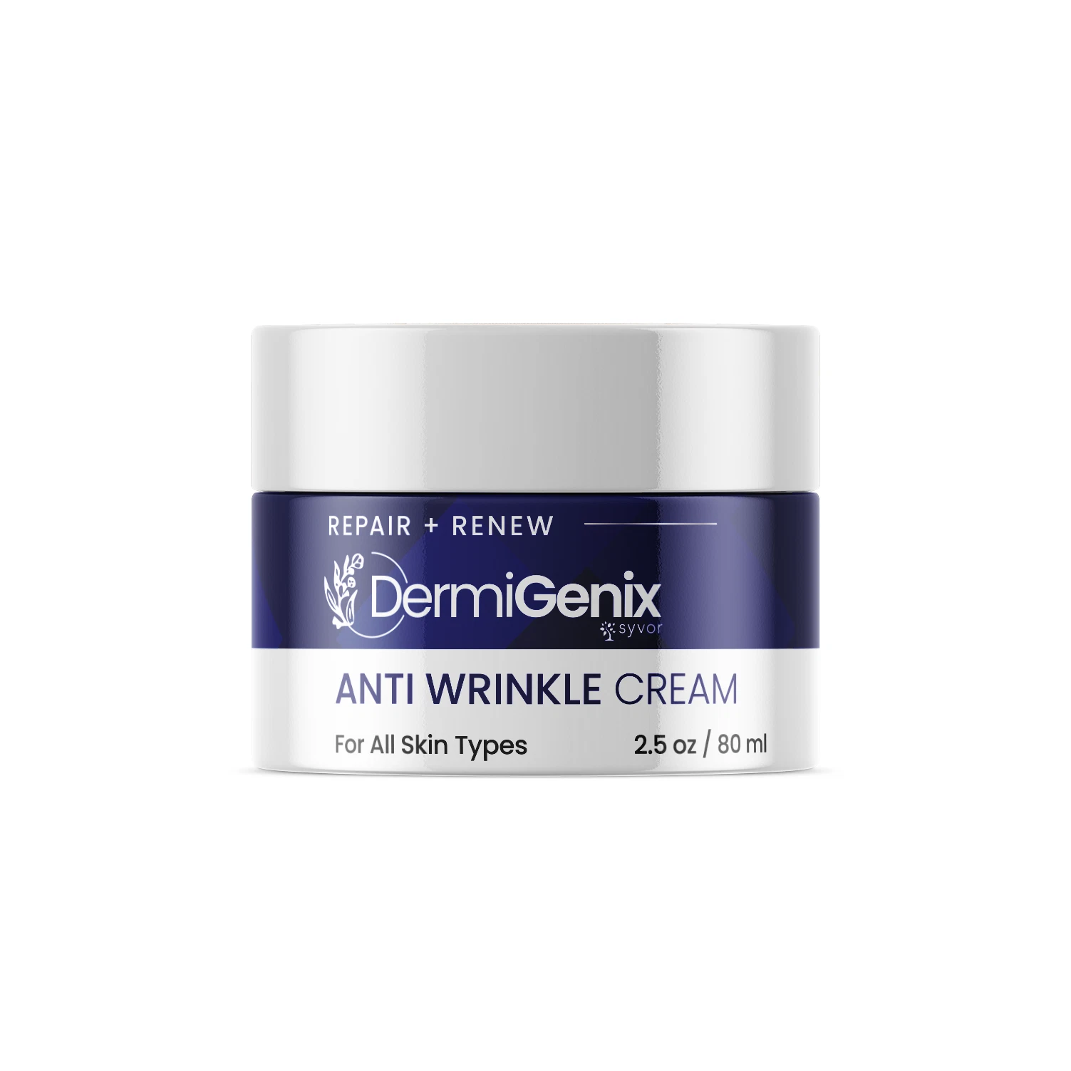 Dermigenix Anti-Wrinkle Cream Advanced Skin Moisturizer for Repair & Renew 2.5oz
