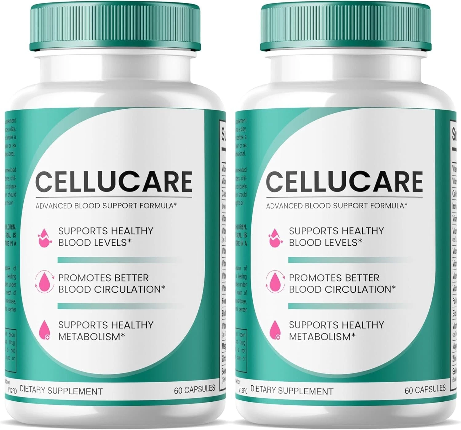CelluCare Advanced Blood Support Formula Dietary Supplement (120 Capsule) 2-Pack