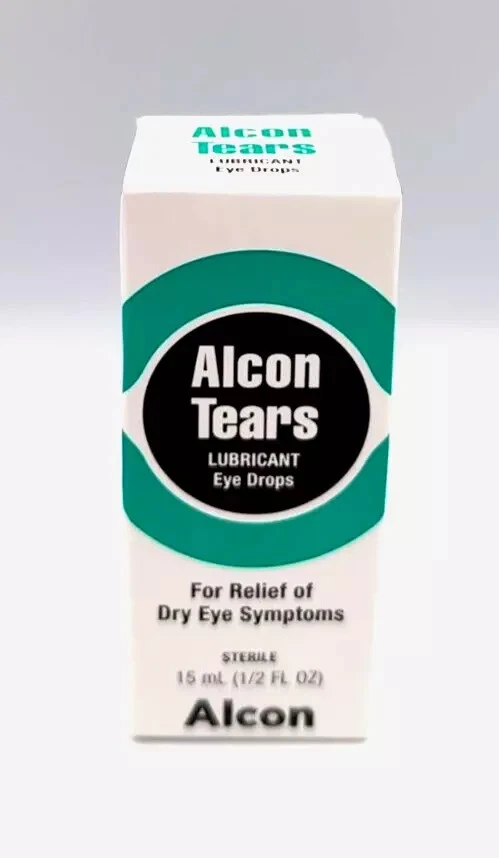 Alcon Tears Lubricant Eye Drops 0.5 oz 15ml for Relief of Dry Eye Symptoms 05/26