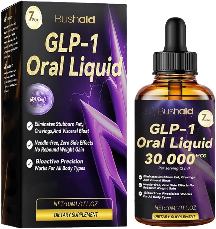 GLP-1 Oral Liquid Dietary Supplement Drops Support Weight Loss Gut & Health 30ml