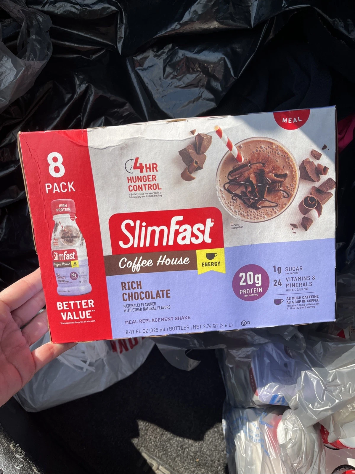 Slim Fast Advanced Nutrition Very Vanilla, Mocha Cappuccino And Chocolate