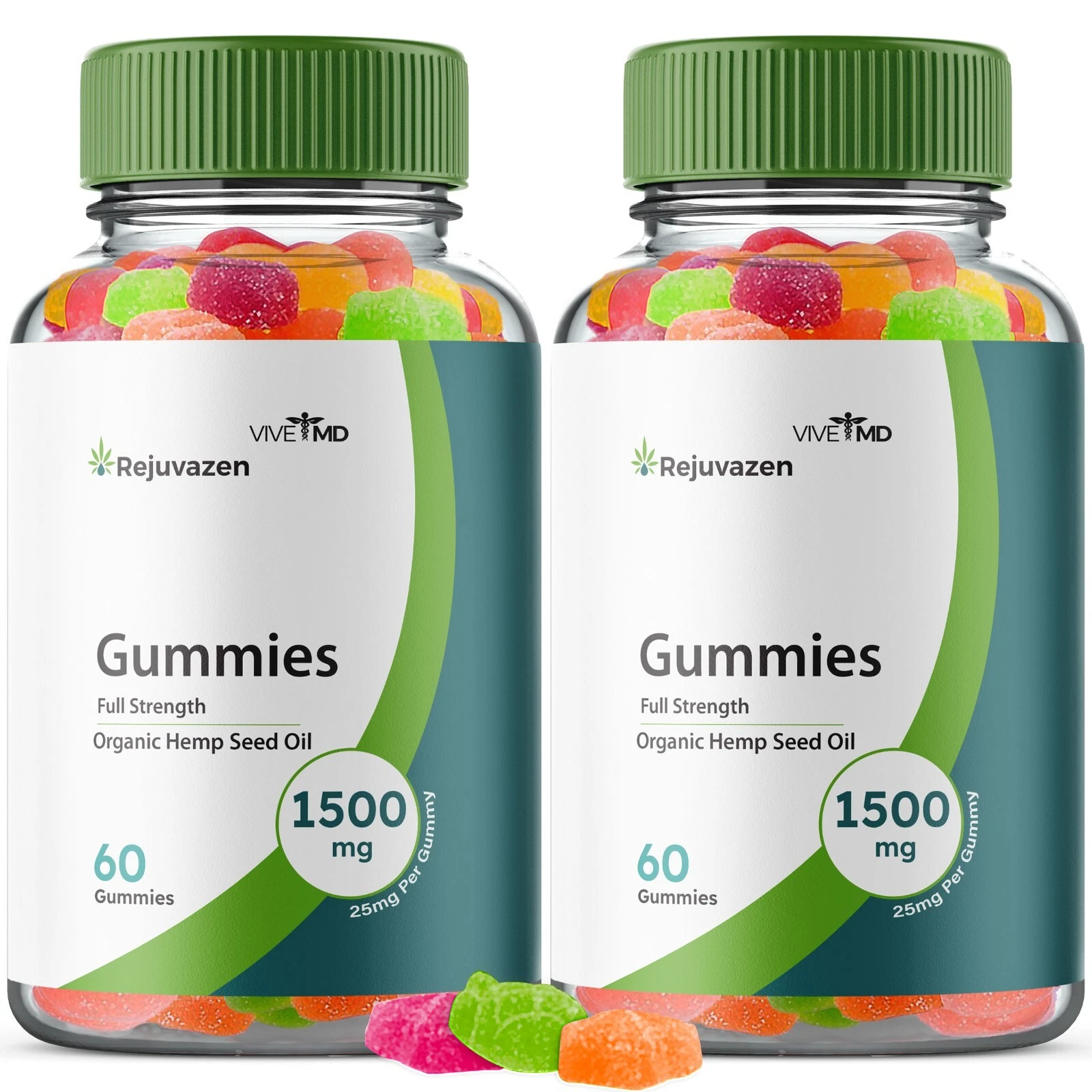 Rejuvazen Gummies Blood Pressure Sugar Formula - Official Formula (2 Pack)