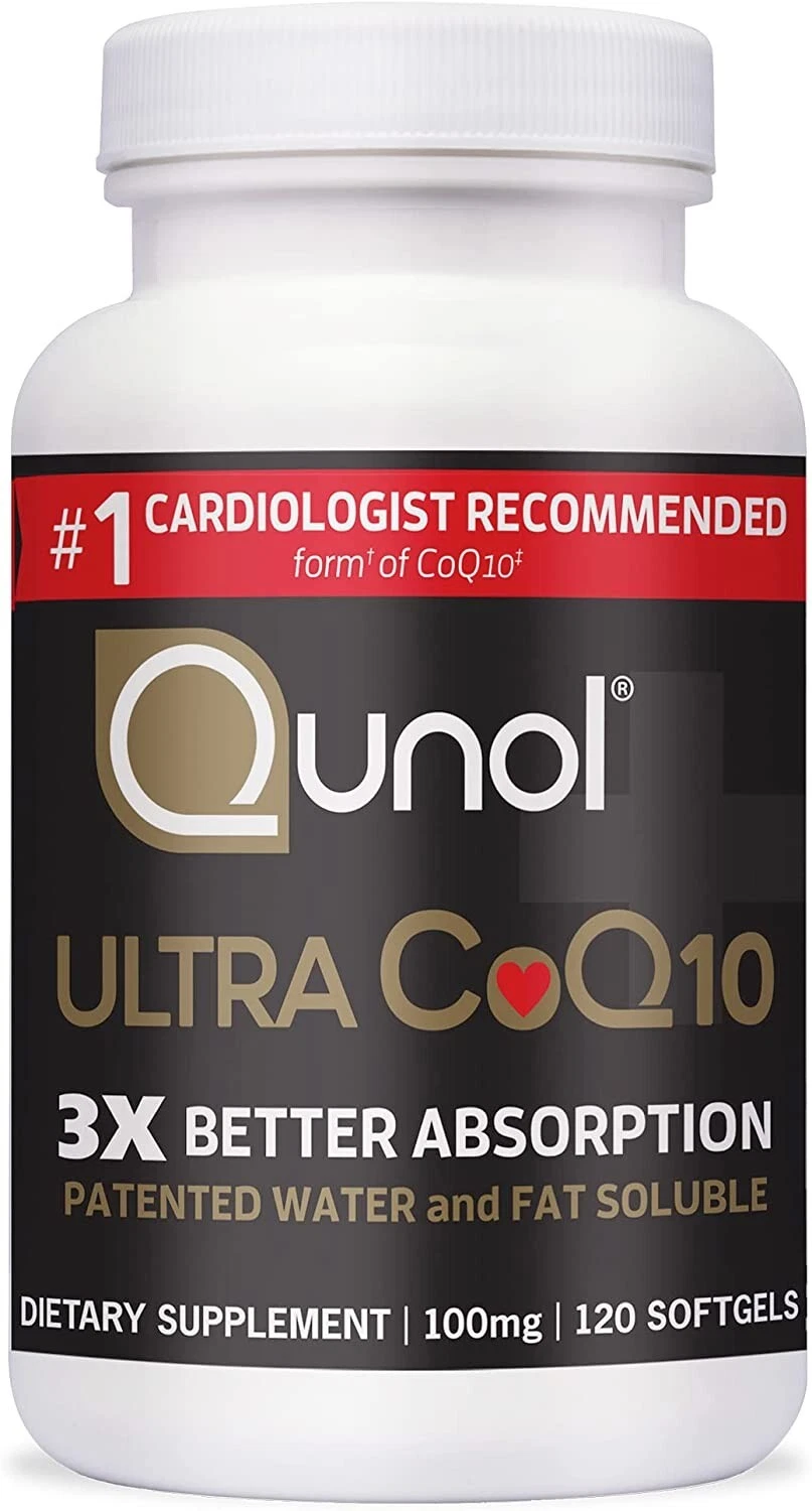 CoQ10 100mg Softgels - Qunol Ultra 3x Better Absorption CoQ10, 120 cnt
