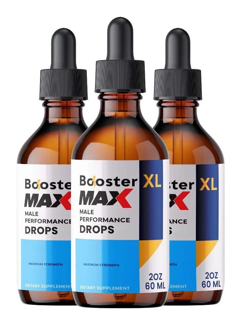 Booster XL MAX Male Drops - Maximize Vitality and Performance (3 Pack)