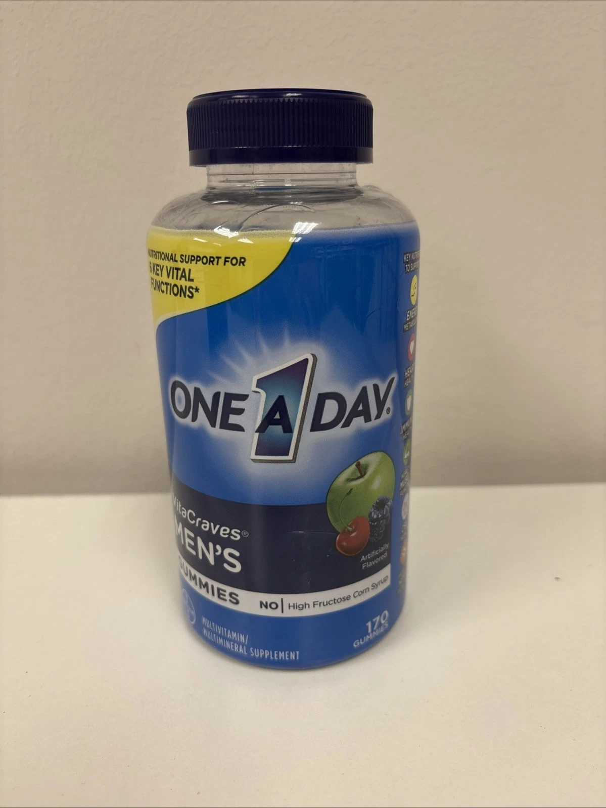 One A Day Men's VitaCraves Gummies, Multivitamins for Men, 170 Count