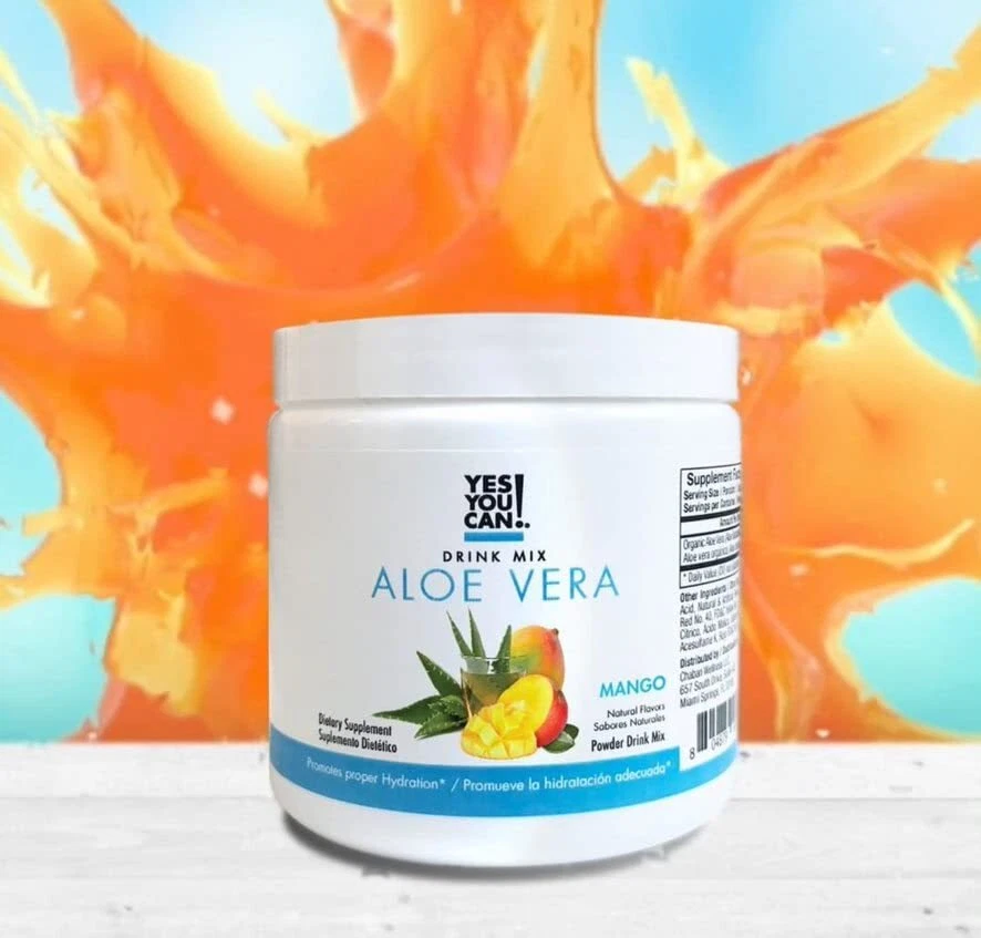 Yes You Can Aloe Vera Drink Mix Sugar Free Drink Mix Powder Mango 1 Pack