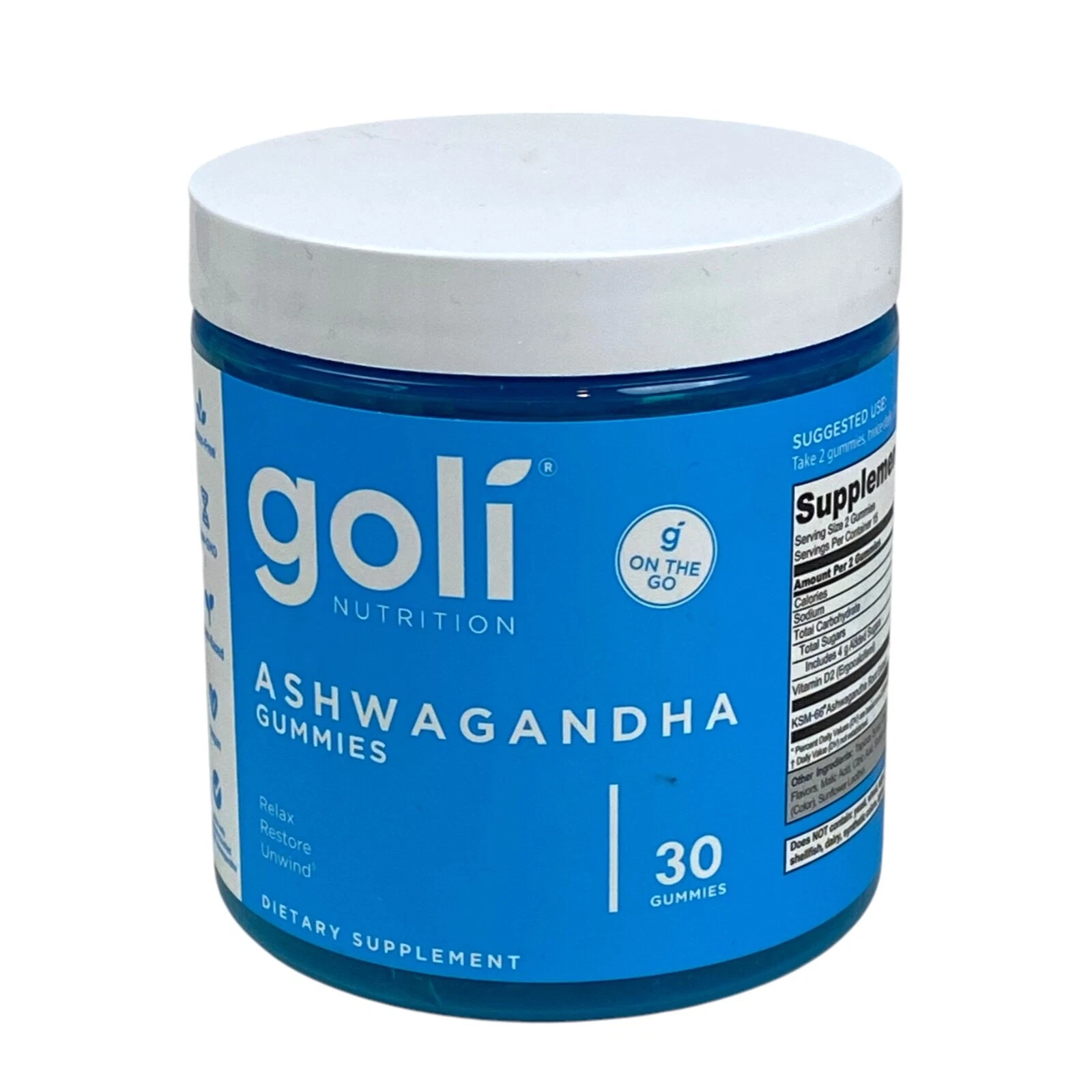 Goli Nutrition Ashwagandha Dietary Supplement 30 Gummies Feb 2026