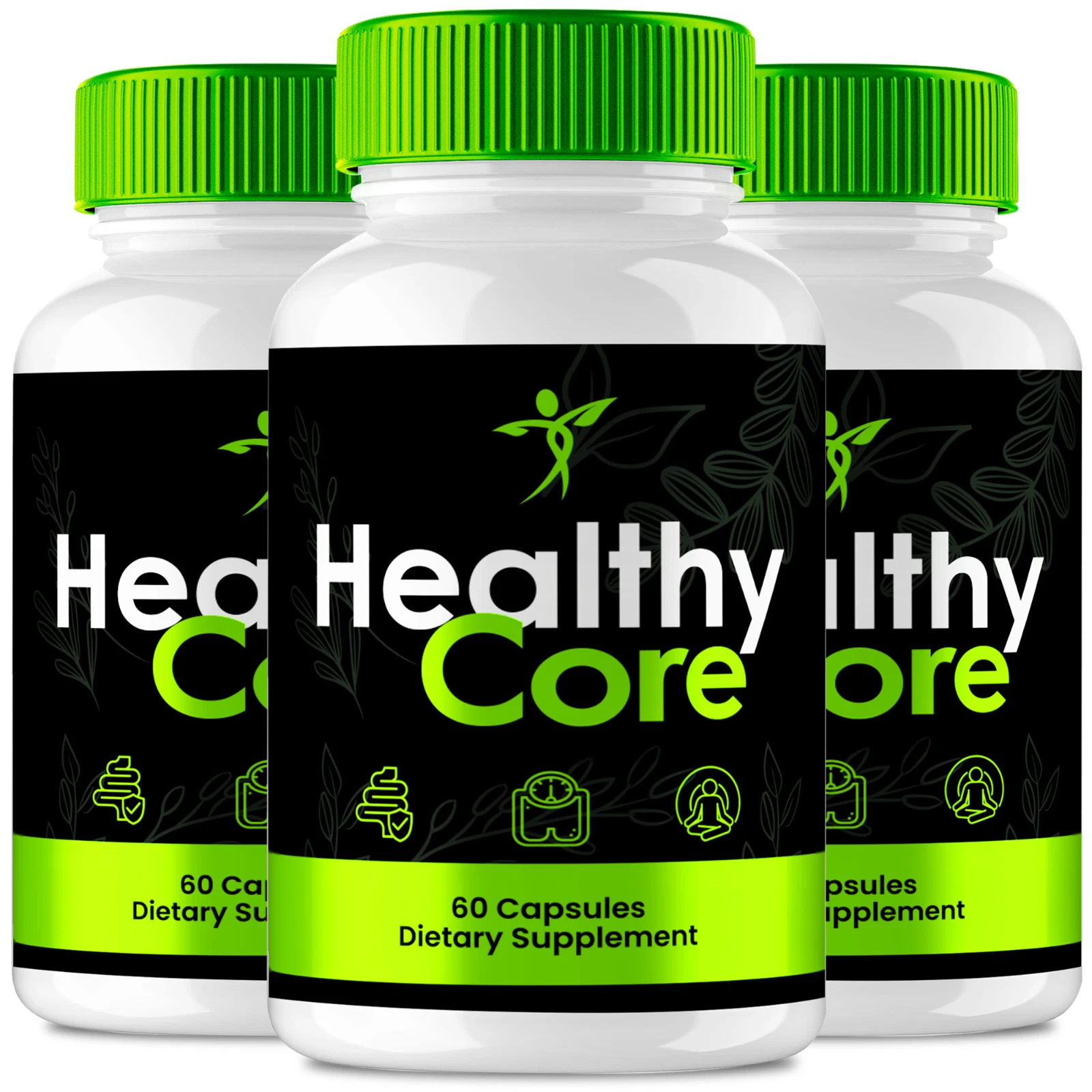 (3 Pack) Healthy Core Weight loss Pills, Advanced HealthyCore Fat Burner Formula