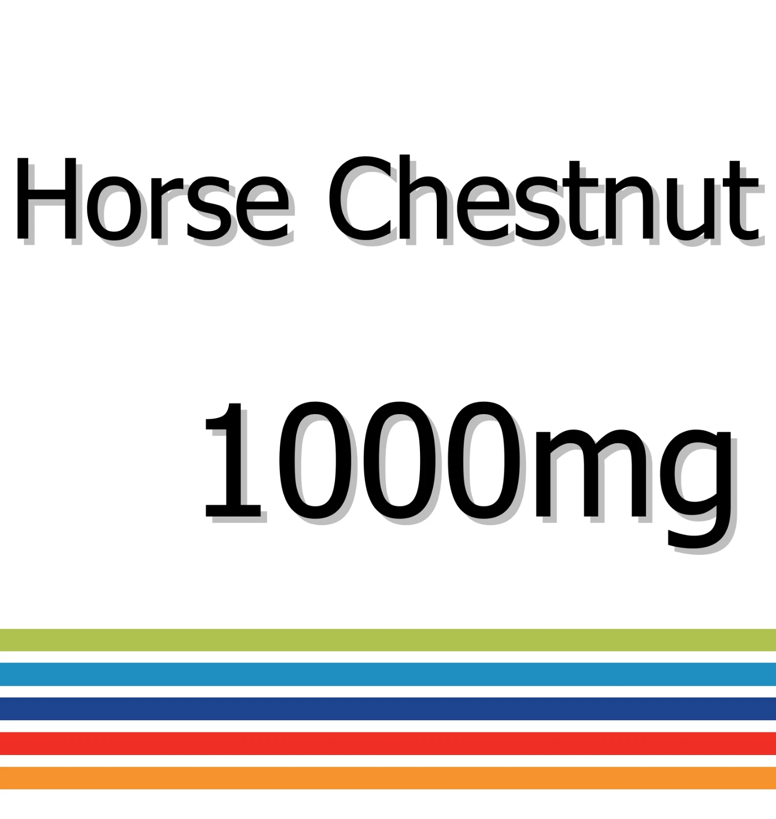 Horse Chestnut 1000mg x 30 Tablets - Relieves Pain