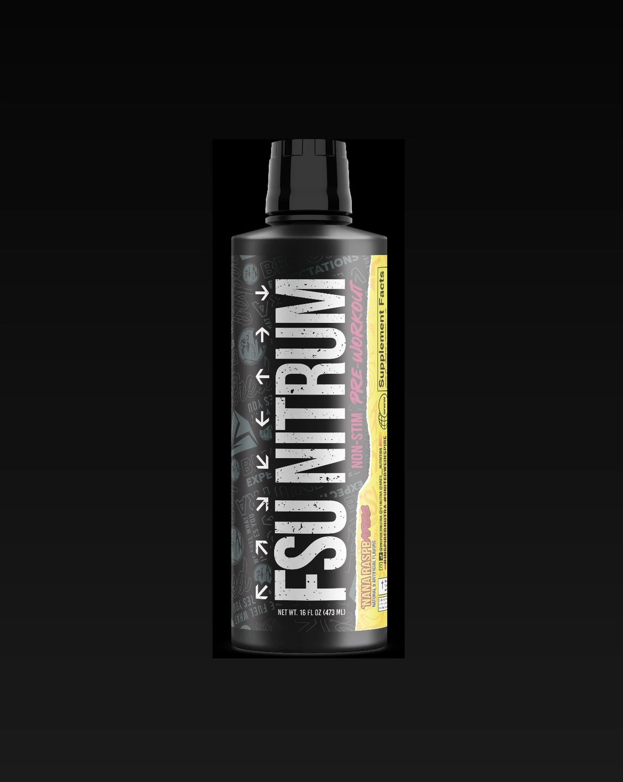FSU Nitrum Liquid Glycerol - Stimulant Free Pre Workout - Massive Pumps - Banana