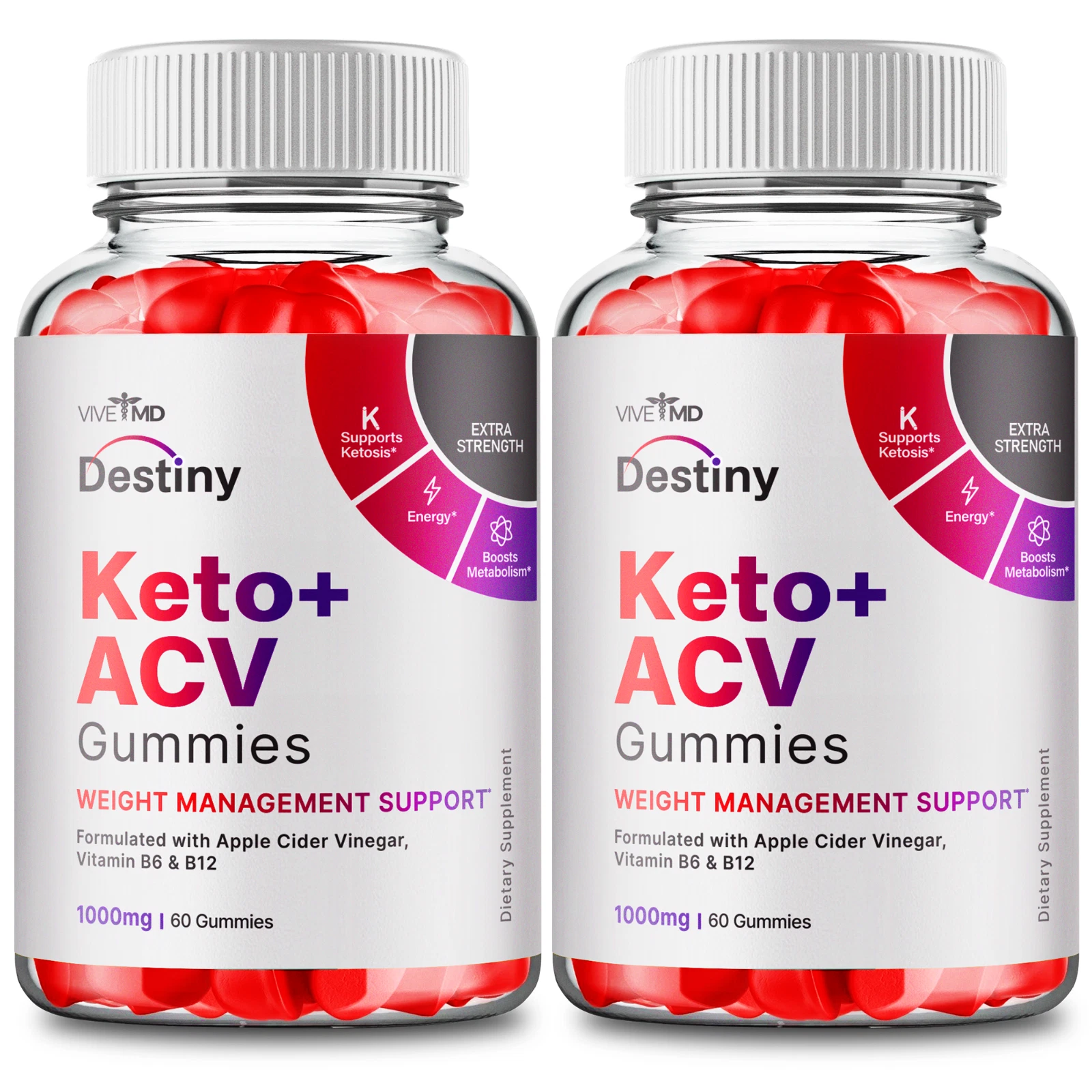 Destiny Keto ACV Gummies Destiny Keto Official Formula (2 Pack)