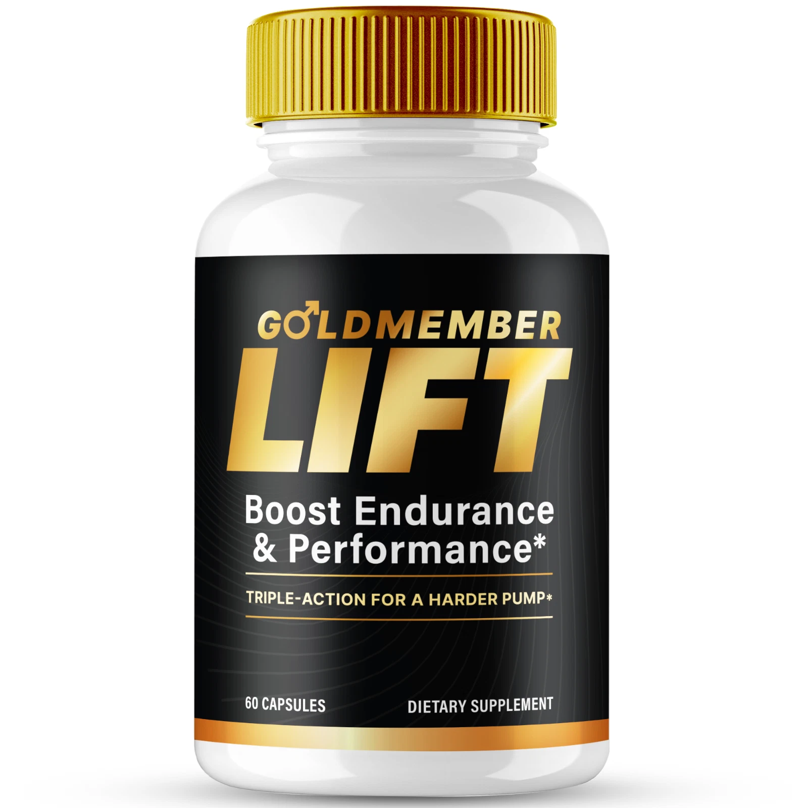 GoldMember Lift Men Capsules, Gold Member Lift Support Male Performance 60ct
