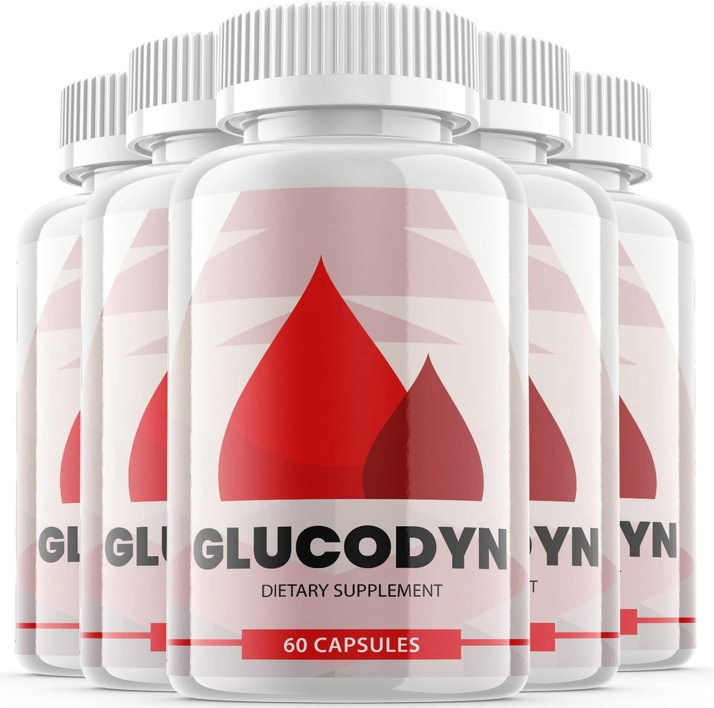 Glucodyn Blood Pills - Glucodyn For Heart Health Support OFFICIAL - 5 Pack