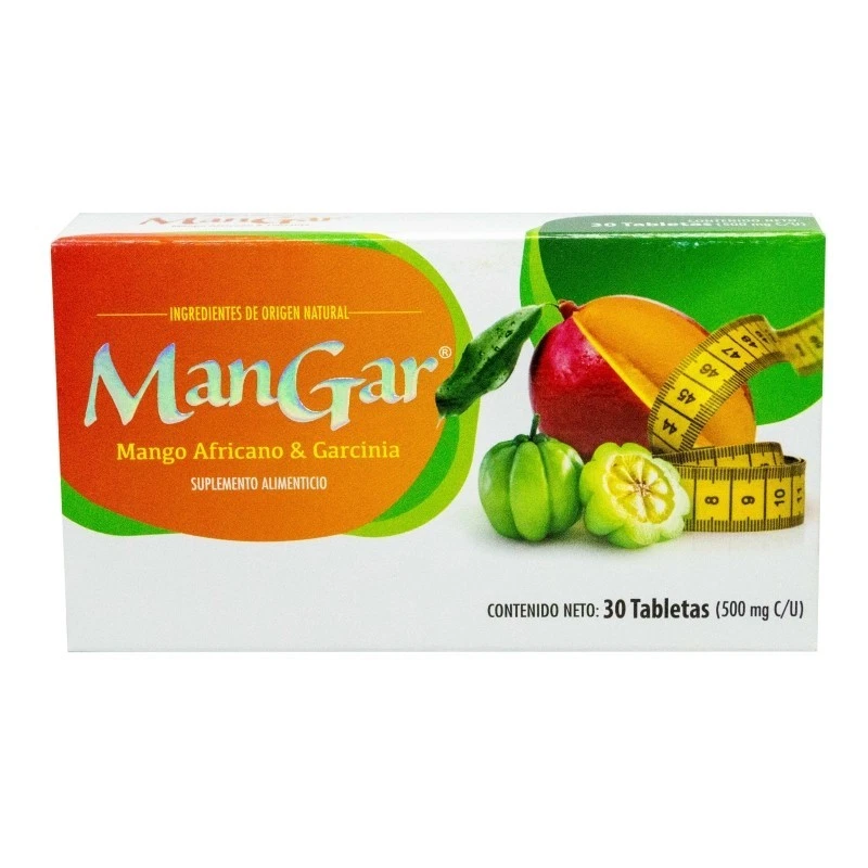MANGAR AFRICAN MANGO AND GARCINIA MANGO 30 TABLETAS 500 MG Live NATURAL