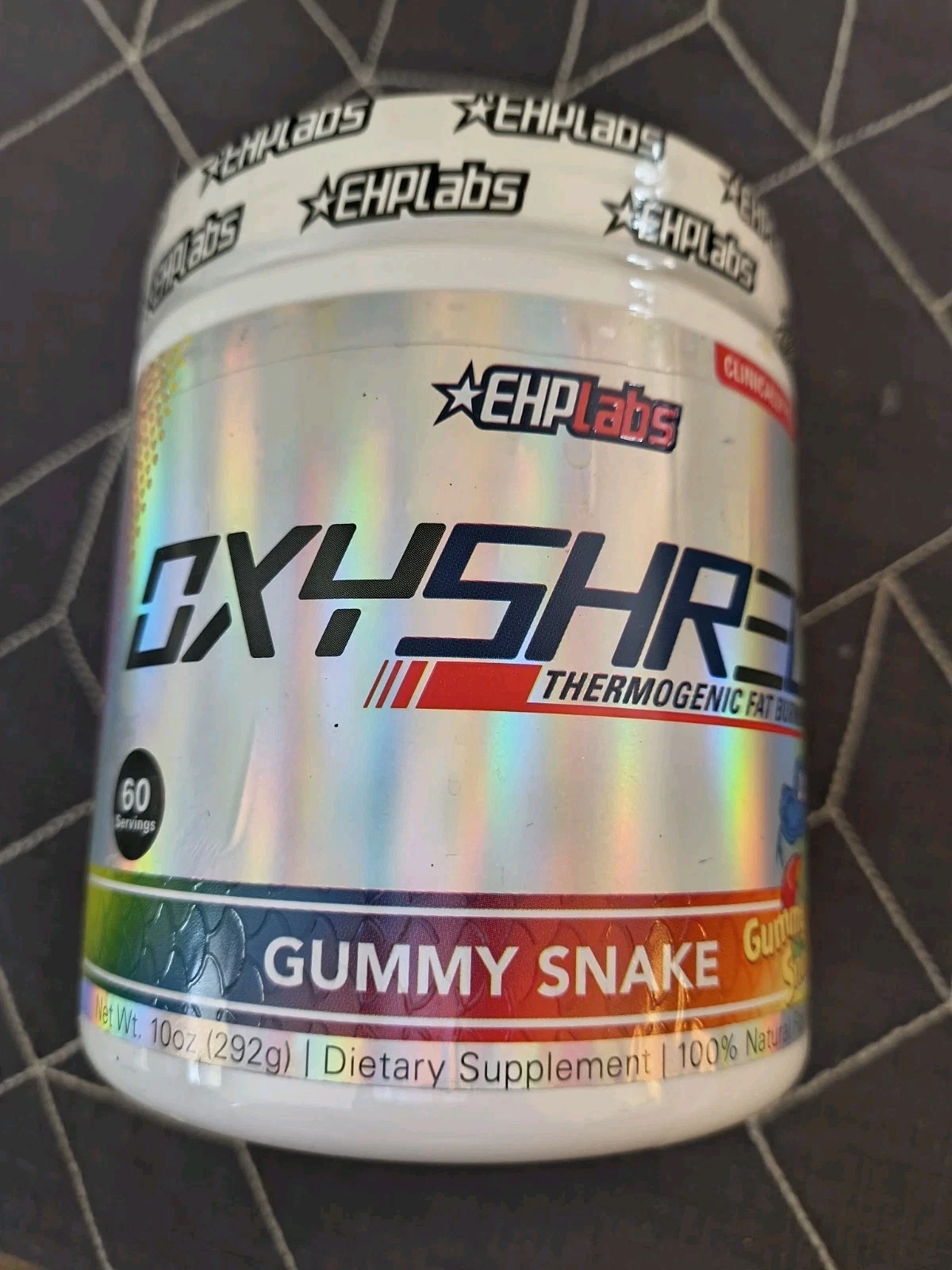 EHPLabs OxyShred Thermo.FatBurner Gummy Snake 60 Servs. Bb 12/1/25