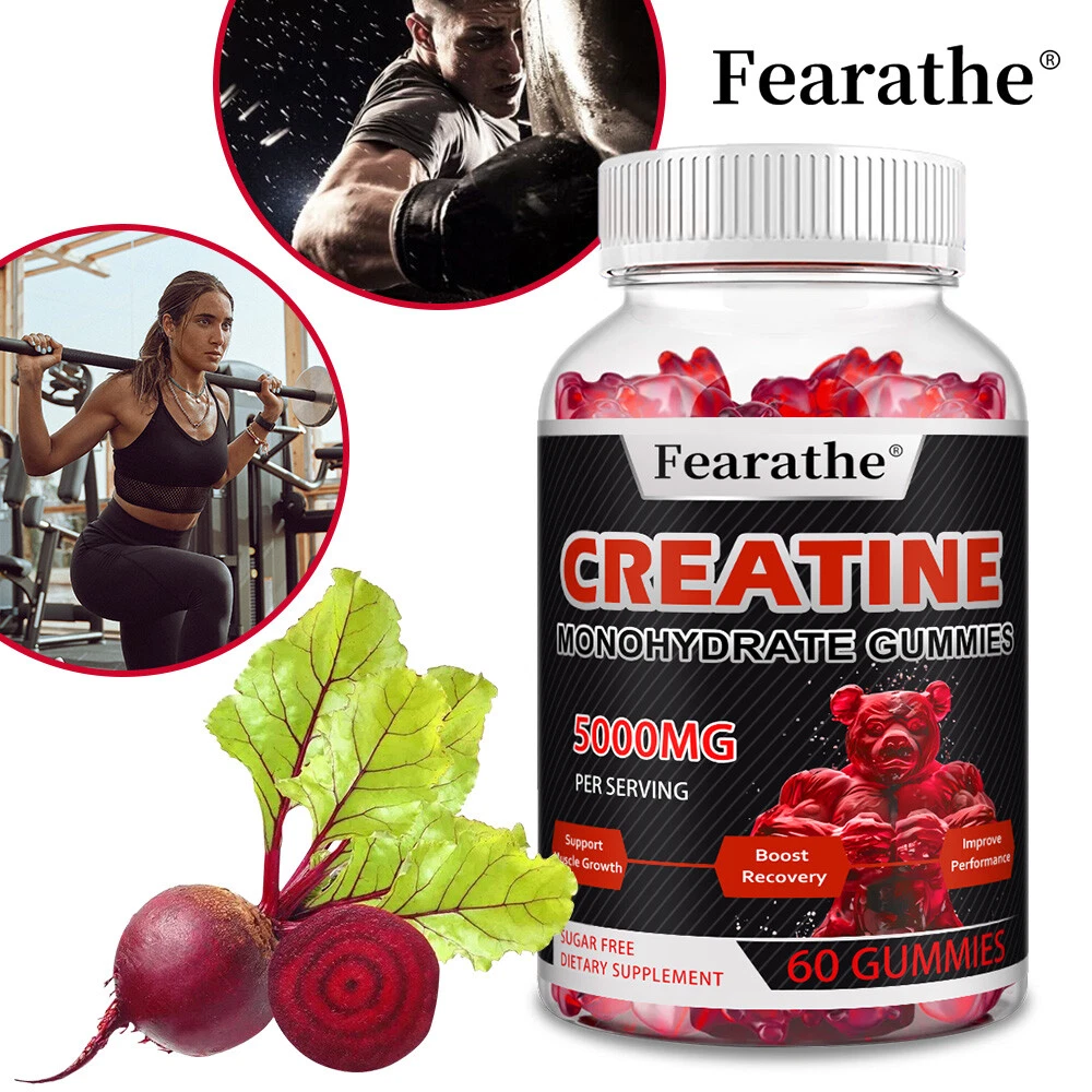 Creatine Monohydrate 5000 mg Promotes muscle growth and recovery
