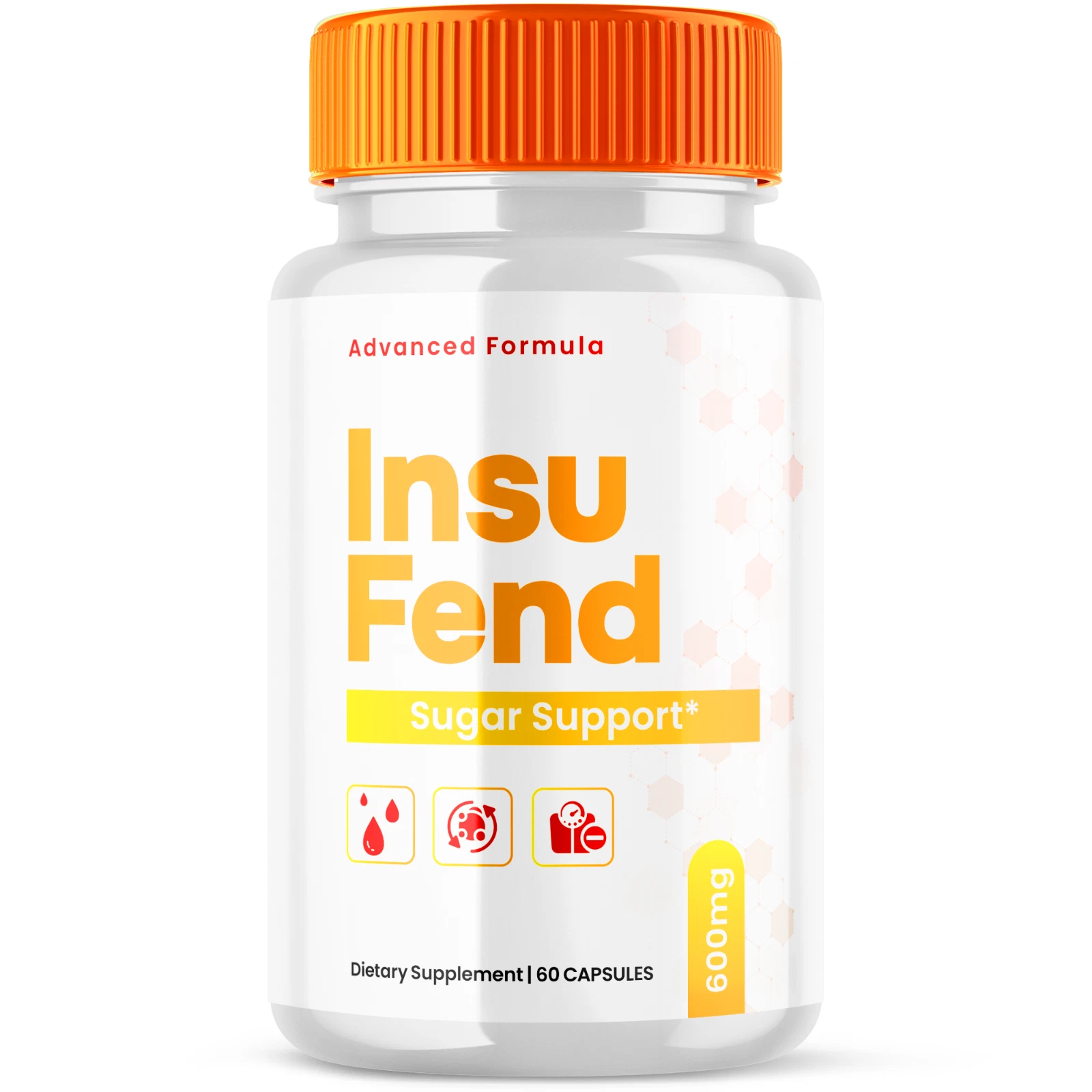 InsuFend Advanced Glycogen Supplement Natural Circulation Support 60 Capsules