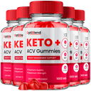 OptiBlend Keto+ACV Gummies Maximum Strength Support Weight Management (5 Pack)