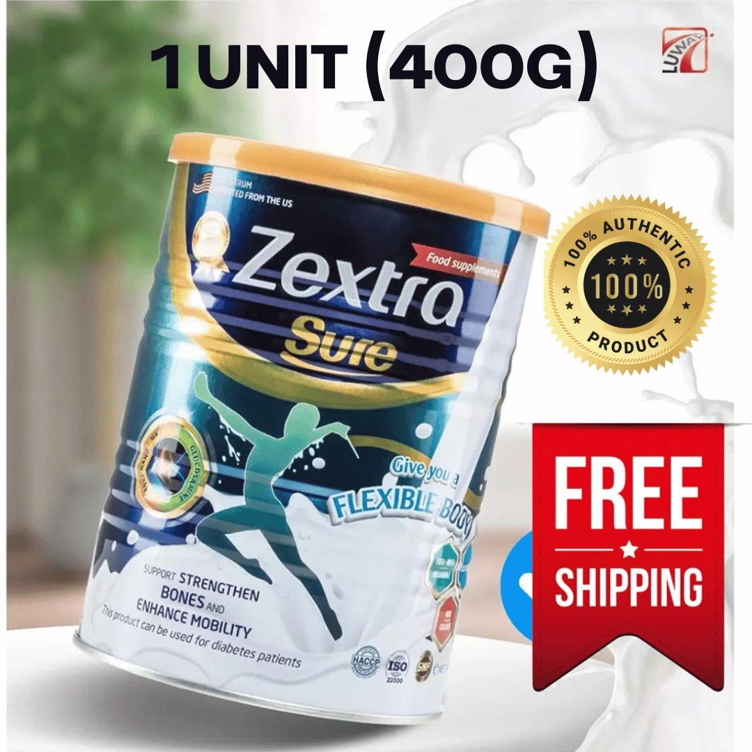 1 x 400g Zextra Sure Milk For Knee, Back Pain, Strengthen Bone FREE SHIPPING