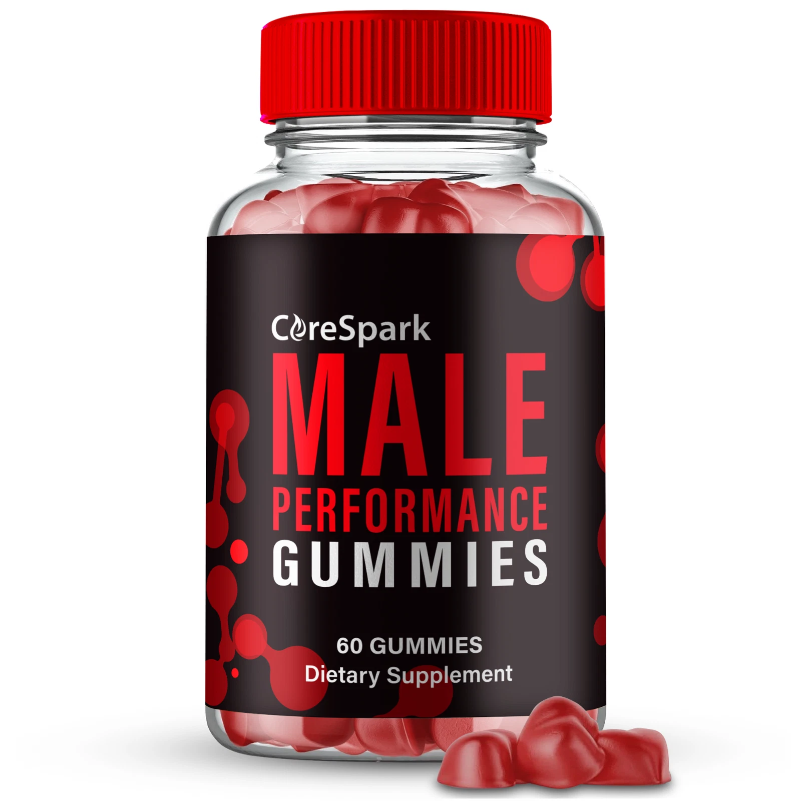 Core Spark Performance Men Gummies, CoreSpark Energy Support Gummy 60ct