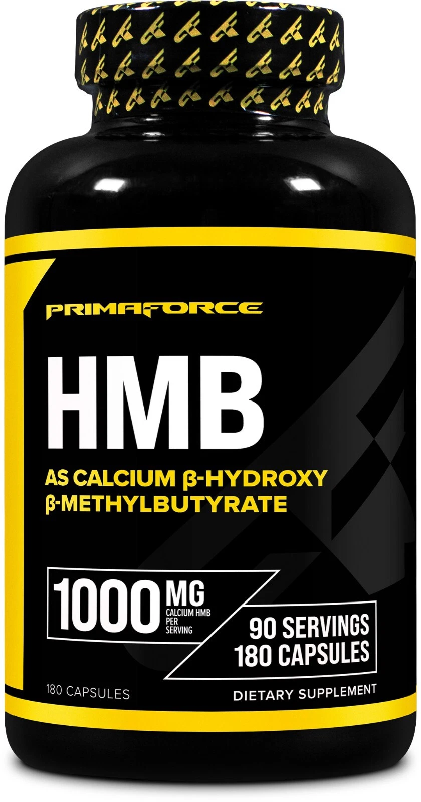 PrimaForce HMB 1000mg, 180 Capsules (500mg Per Capsule)