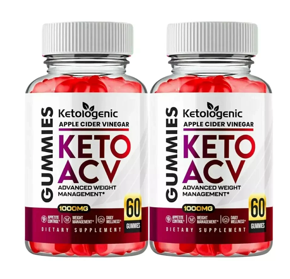 Ketologenic Keto ACV Gummies Advance Weight Management (120 Gummies) 2-Pack