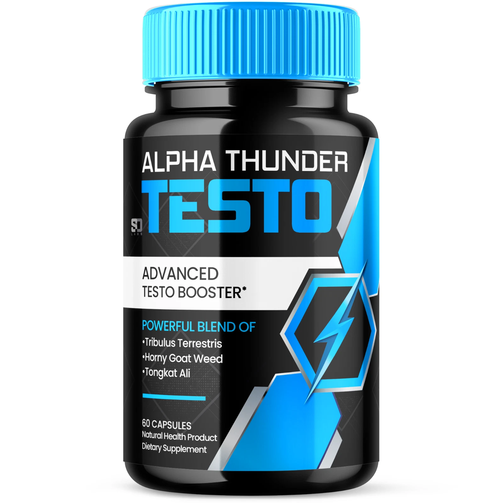 (1 Pack) Alpha Thunder Pills, Maximize Energy, Vitality & Stamina 60 Capsules