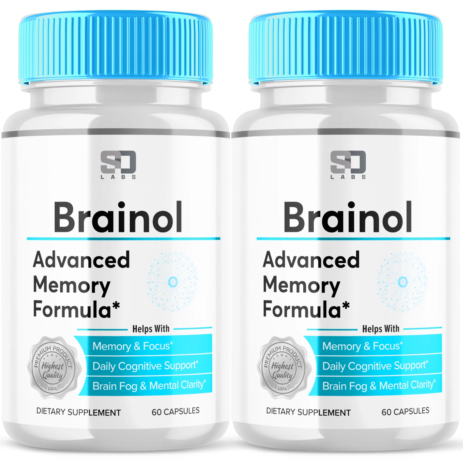 Brainol Advanced Memory & Focus: Supports clarity and concentration (2 Pack)