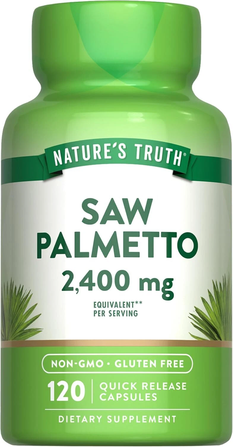 Saw Palmetto Extract | 2400mg | 120 Capsules | Non-GMO | by Nature's Truth