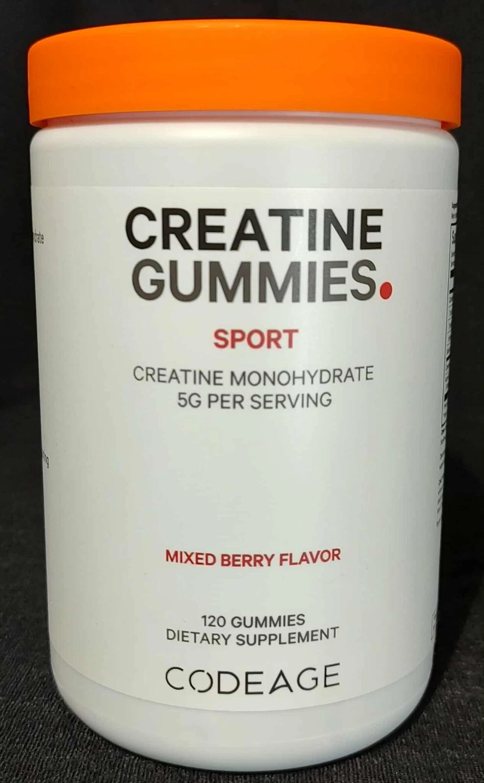 Creatine Monohydrate Gummies Gummy Code Age Codeage Dietary Supplement