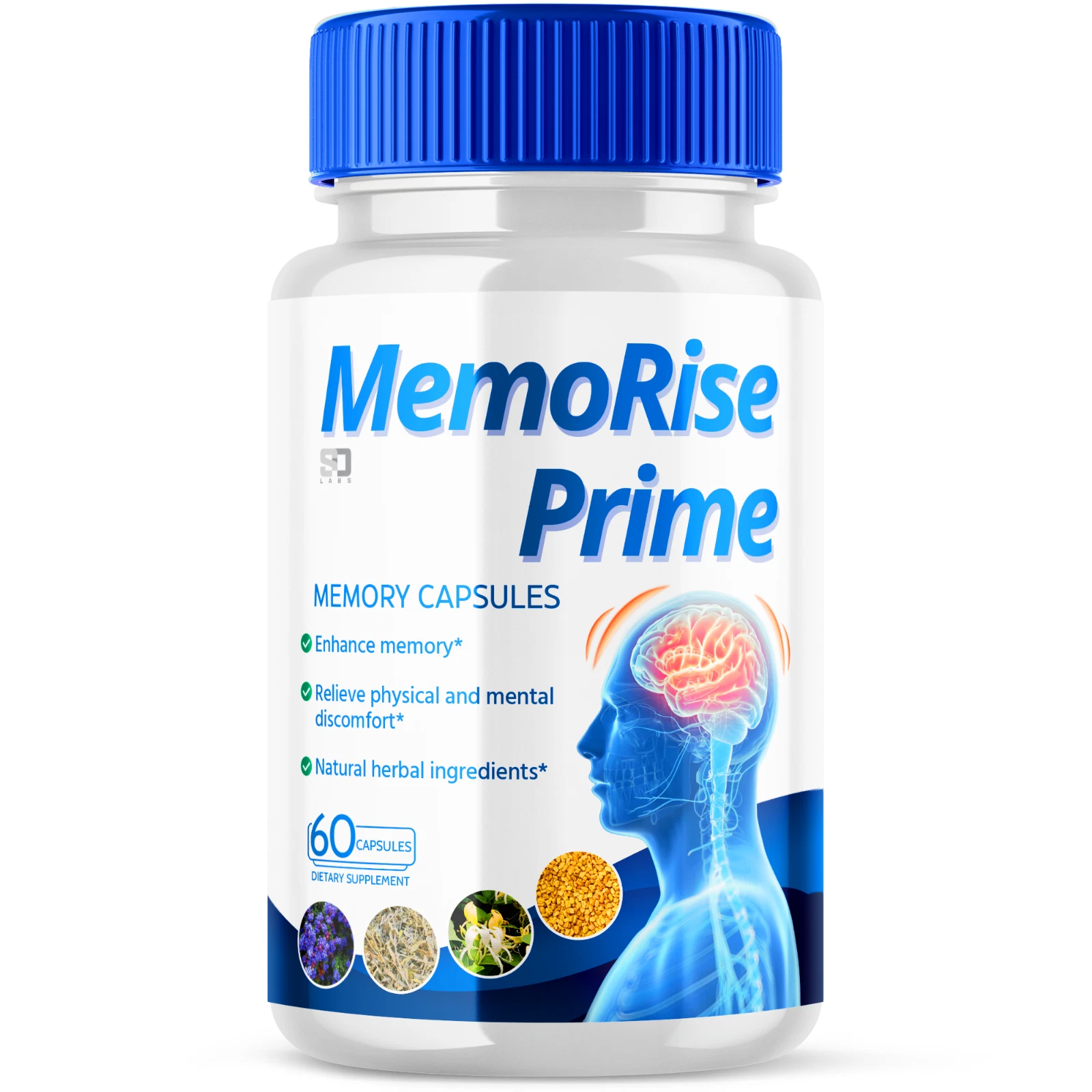 (1 Pack) Memo Rise Prime Pills - Brain Health & Cognitive Support Supplement