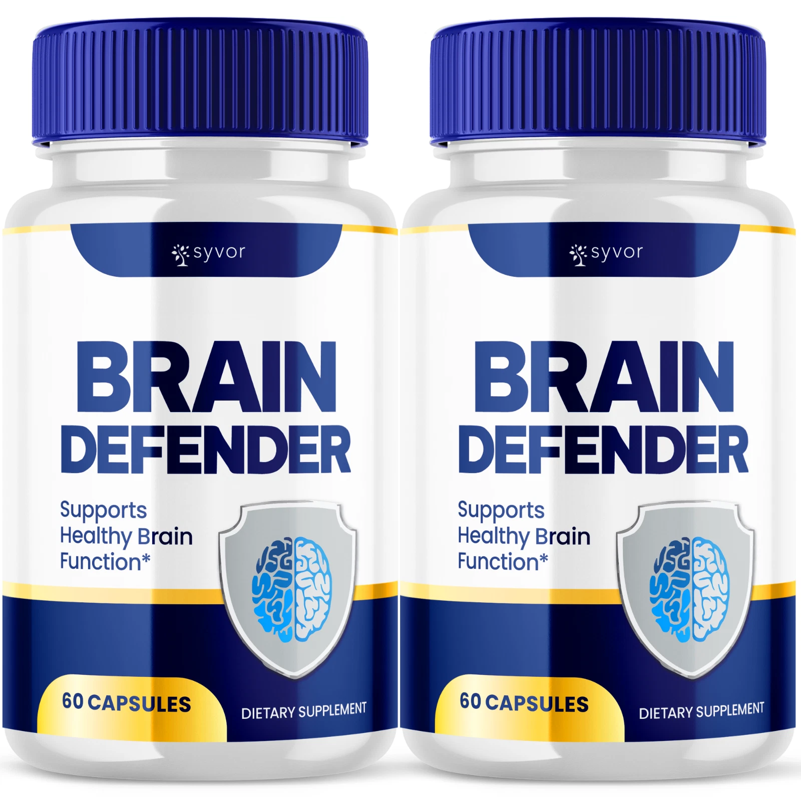 Brain Defender Nootropic Formula Supplement Brain Health Support 120 Capsules