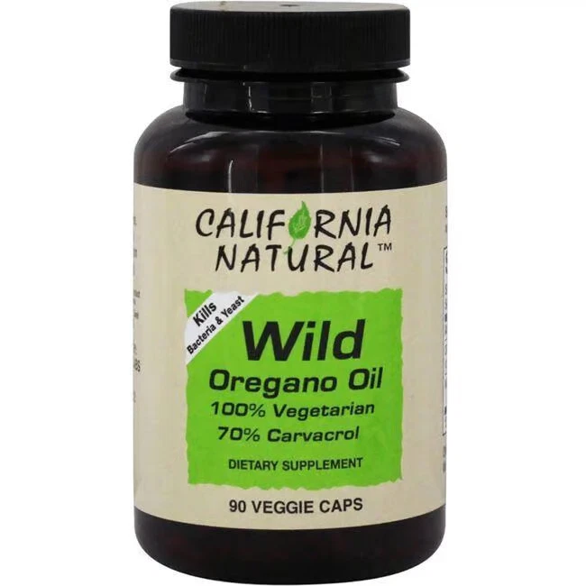 California Natural Wild Oregano Oil 510 mg 90 Veg Caps