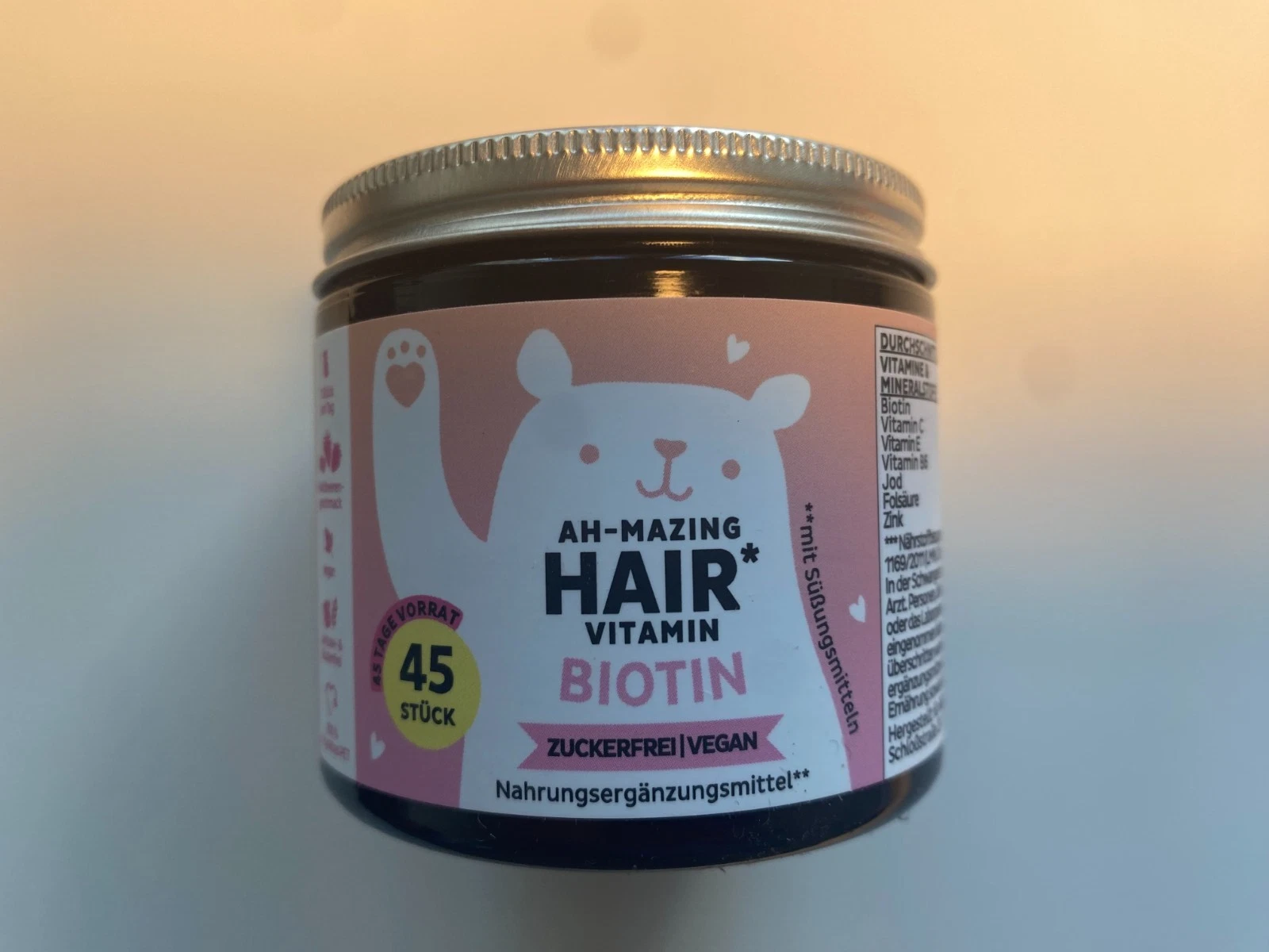 BRAND NEW – Bears with Benefits Ah-Mazing Biotin Gummies – 45 Count