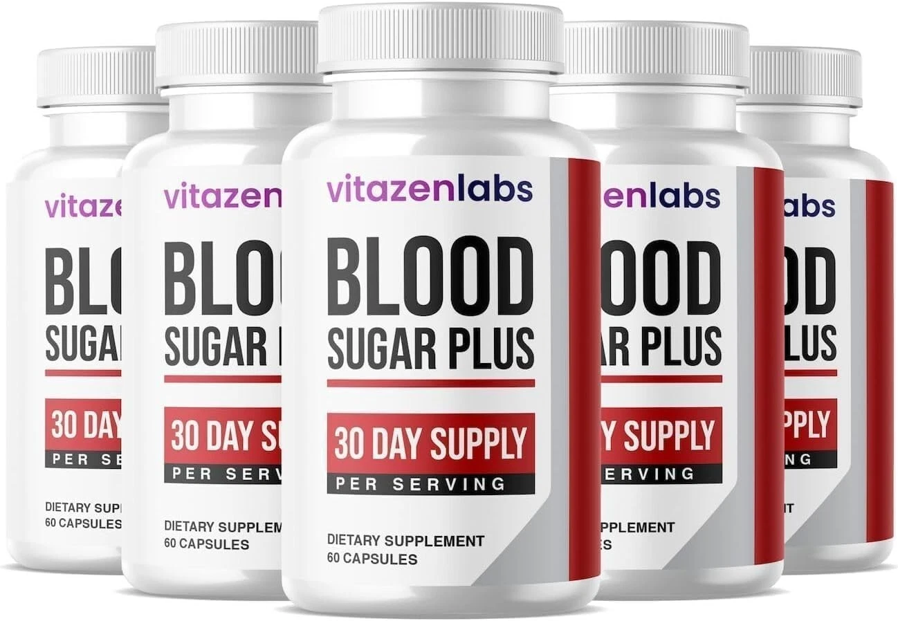 VitaZen Labs Blood Sugar Plus Support Dietary Supplements (300 Capsules) 5 Pack