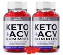 Keto Thrive ACV Gummies Apple Flavor Dietary Supplements (120 Gummies) 2-Pack