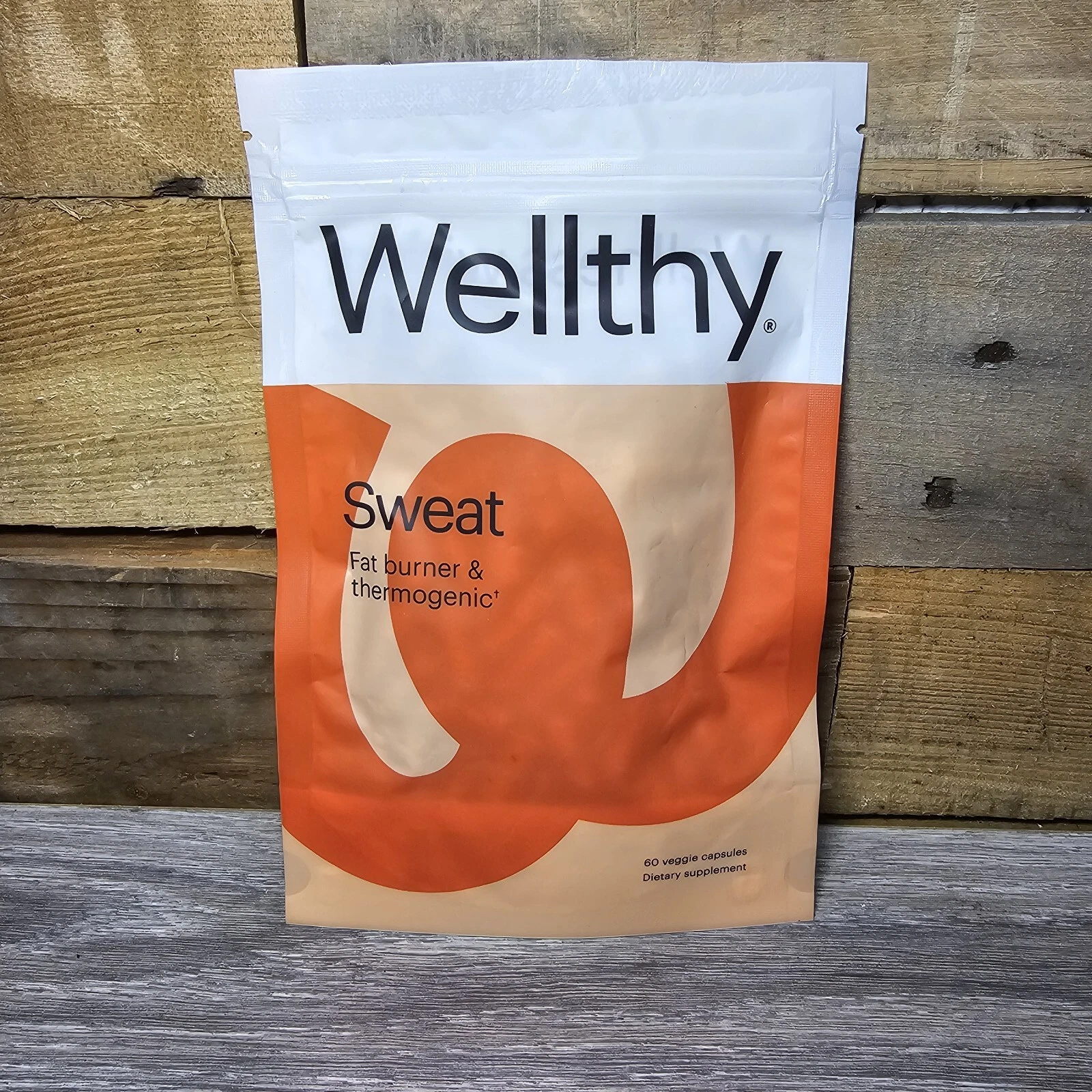 Wellthy Sweat Fat Burner Thermogenic Full Size 60 Capsules