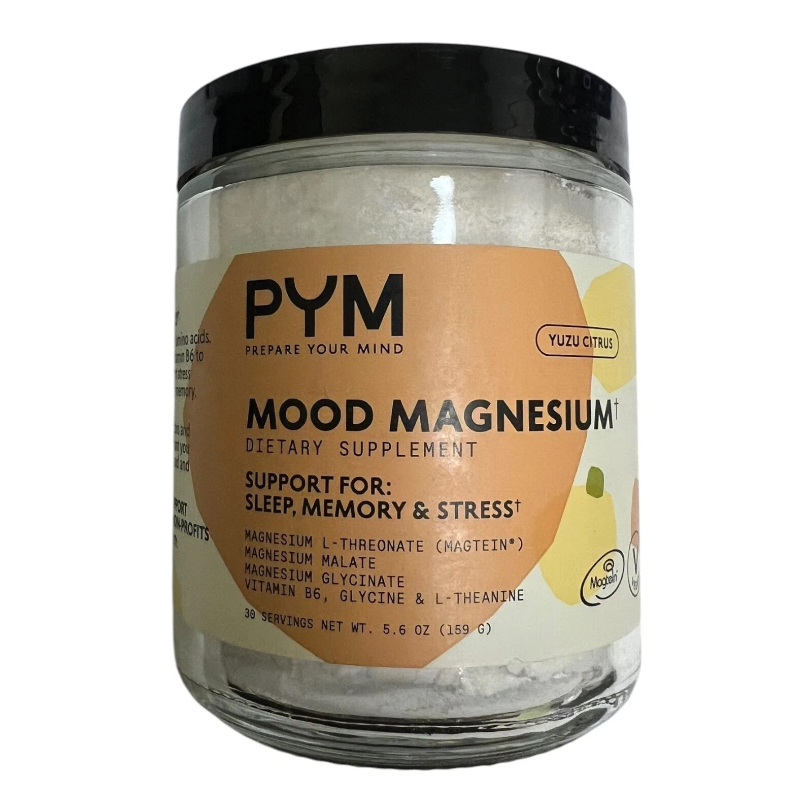 PYM Health Magnesium Glycinate L-Threonate Malate Powder 5.6 OZ EXP05/26