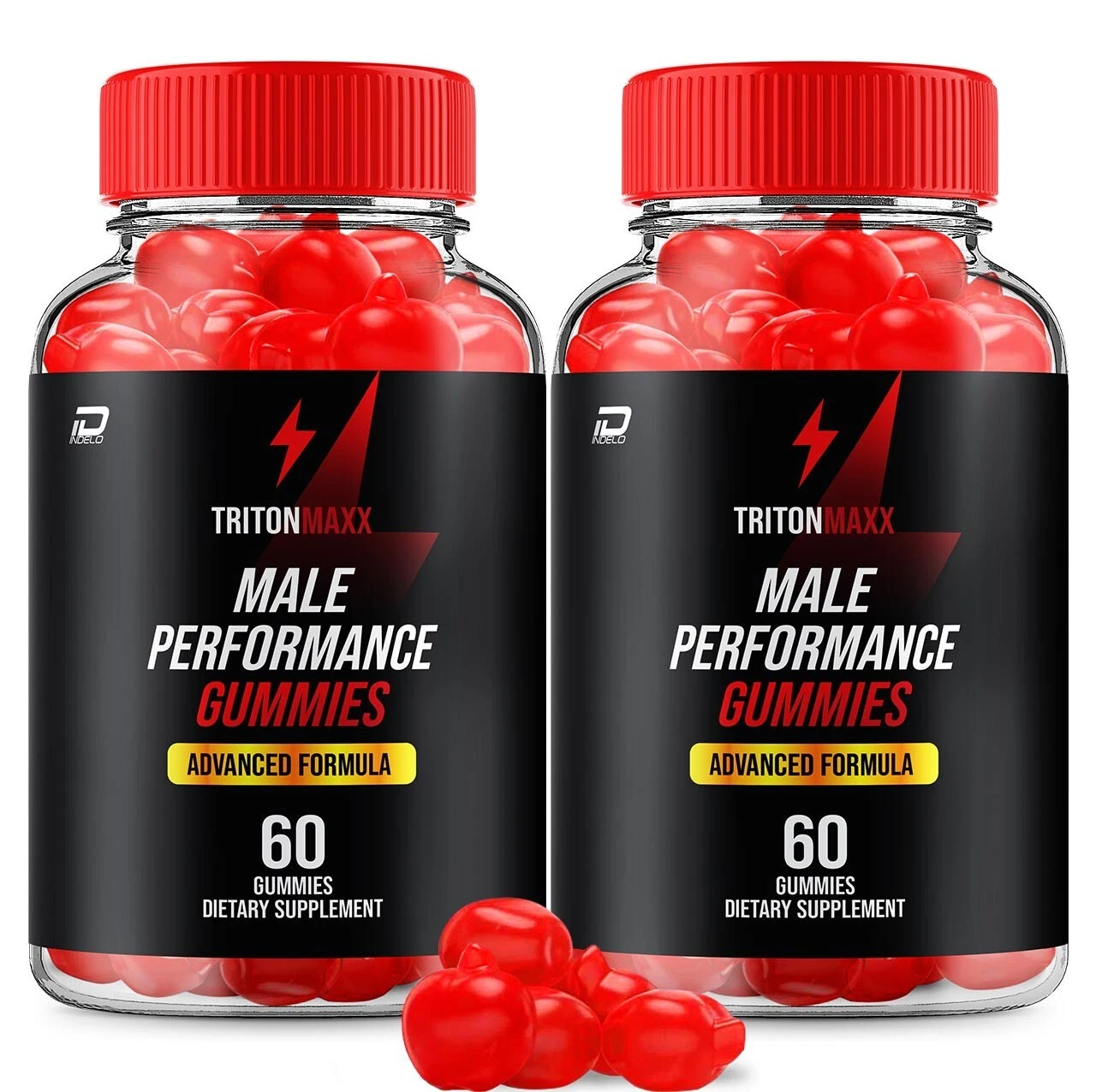 (2 Pack) Triton Maxx Gummies for Men – TritonMaxx Male Gummy All-Natural Reviews