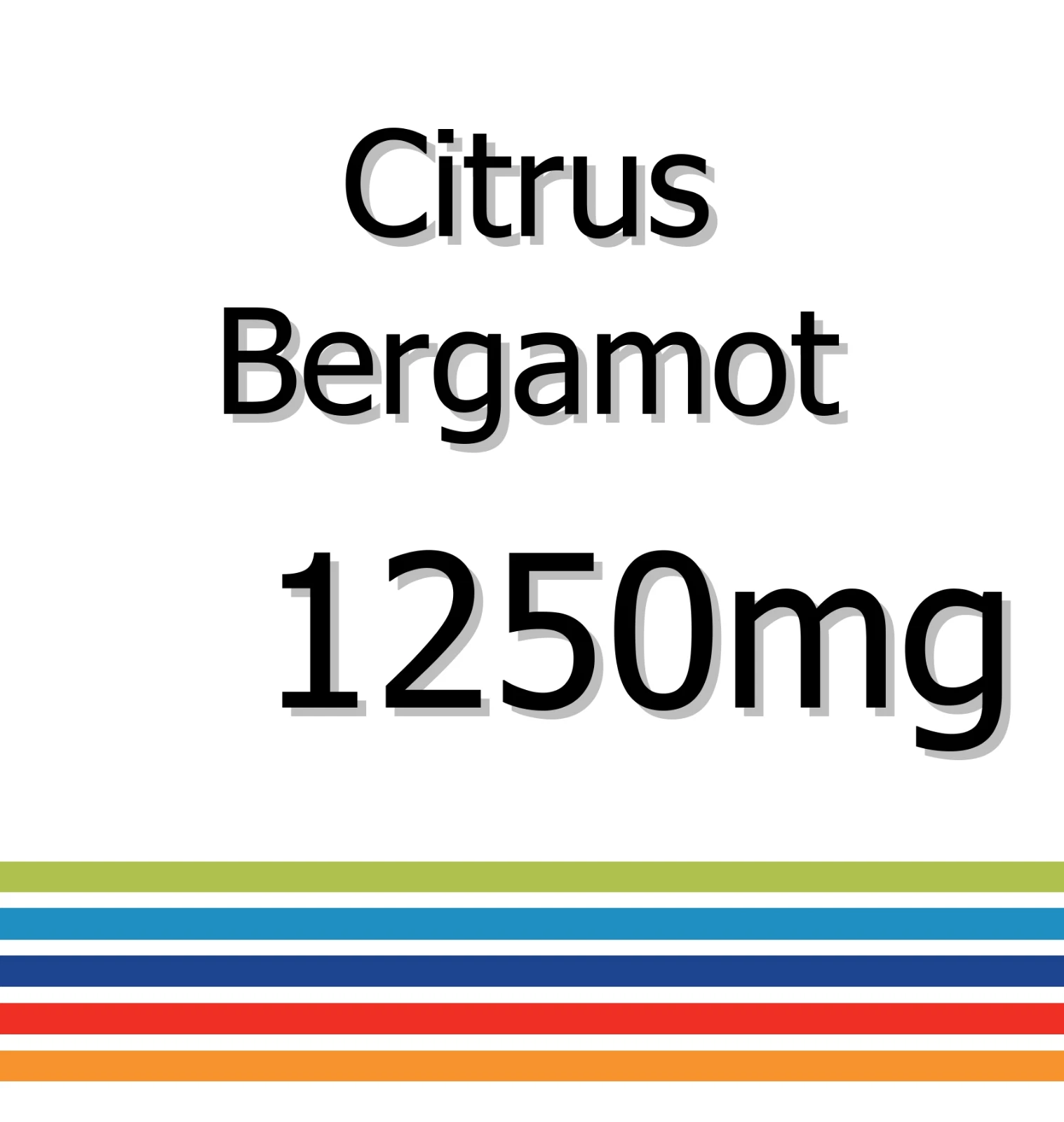 Citrus Bergamot 1250mg x 90 Tablets - InflammationReduction