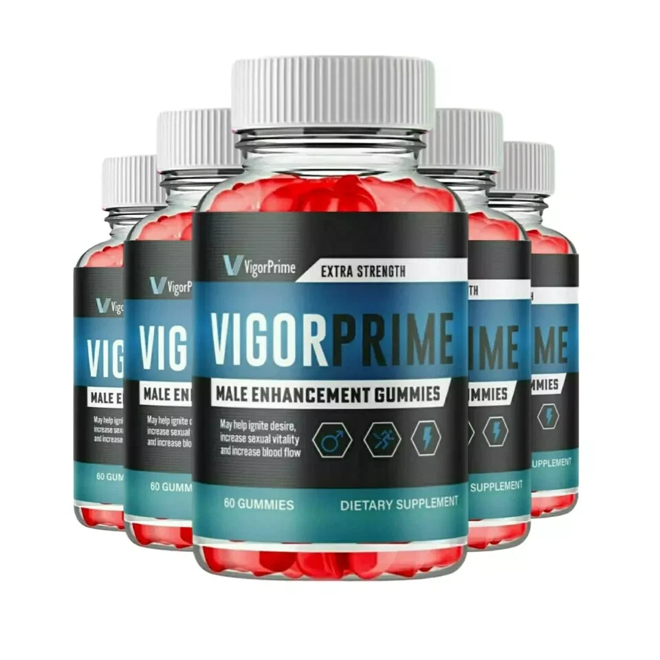 VigorPrime Gummies Extra Strength Gluten-Free Supplement (300 Gummies) 5-Pack