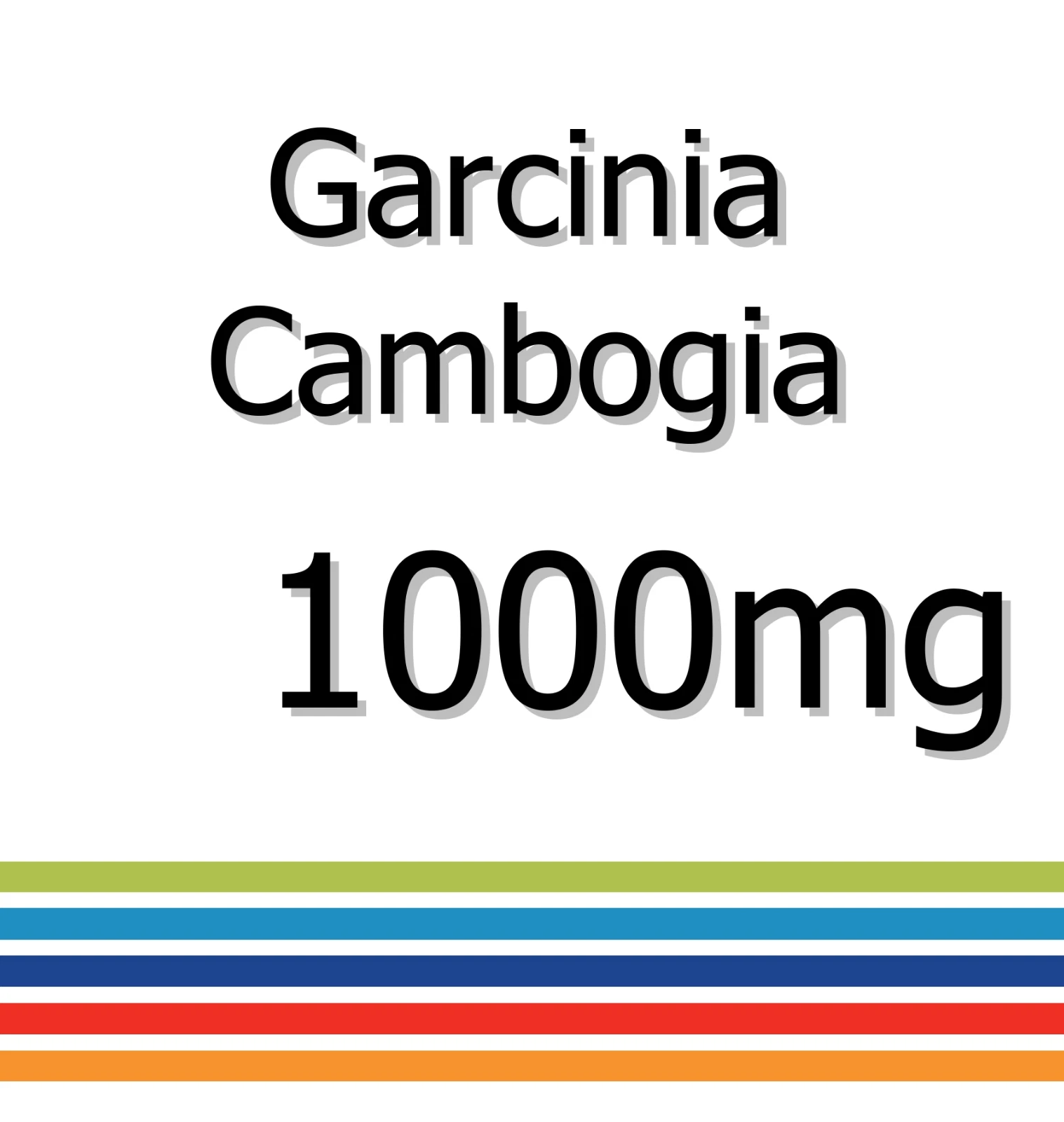 Garcinia Cambogia 1000mg x 60 Tablets - Reduced Inflammation