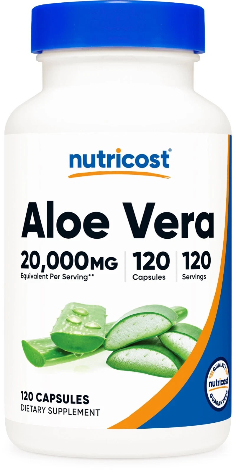 Nutricost Aloe Vera 100mg 120 Capsules - Gluten Free, Non-GMO & Vegetarian
