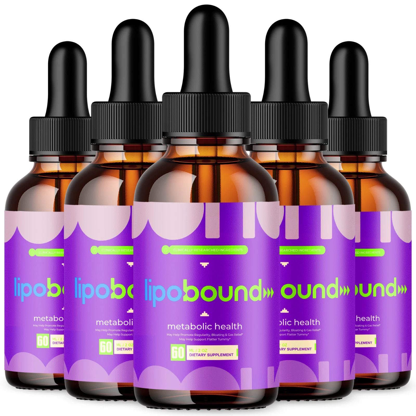 Lipobound Drops Max Strength Keto Formula Weight Management Supplement 60ML